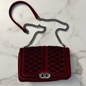 Rebecca Minkoff Red Suede Crossbody.